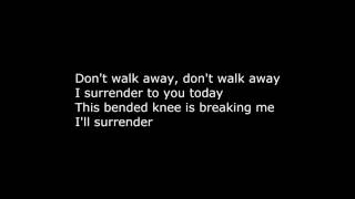 The Mayfield Four - Don&#39;t Walk Away - Lyrics On Screen
