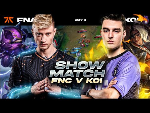 FNC VS KOI LEC SHOW MATCH - CAEDREL