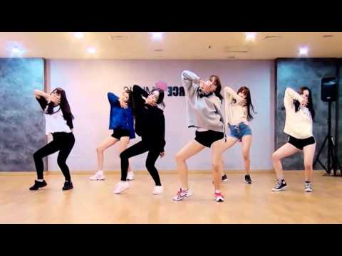 GFRIEND - Rough - mirrored dance practice video - 여자친구 시간을 달려서