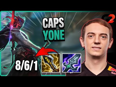 G2 Caps MIDDLE Yone vs Corki | 15.6