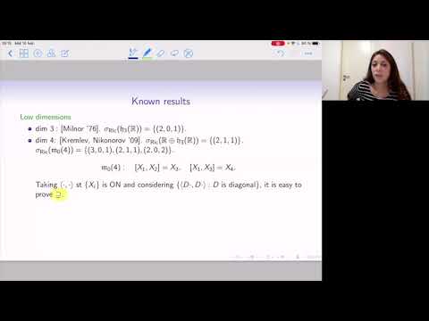 Romina Arroyo - On the signature of the Ricci curvature on nilmanifolds