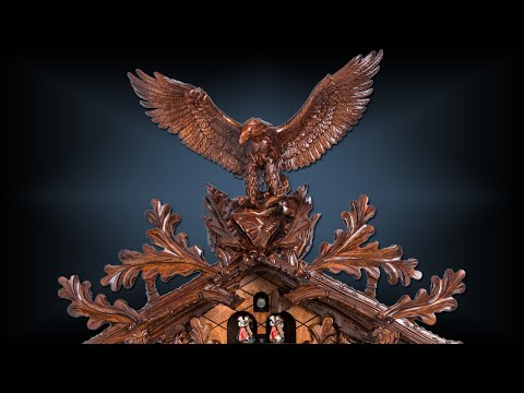 Hunting Eagle 36" Cuckoo Clock by Hones