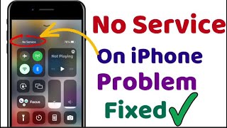 How to fix no Service on iPhone problem | NO Service Sim card