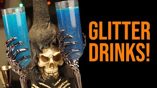 French 75 - New Year's Eve drink with Glitter Dust