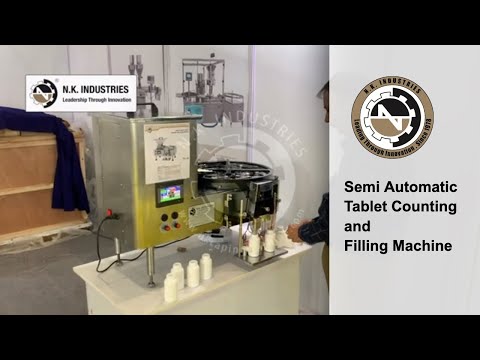Semi Automatic Tablet Counting Filling Machine