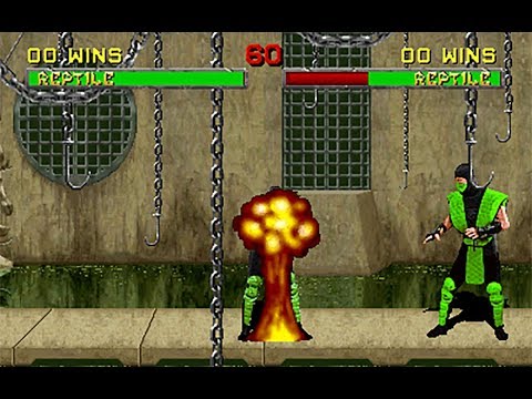 Mortal Kombat II Moves - Reptile - Invisibility