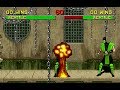 Mortal Kombat II Moves Reptile Invisibility