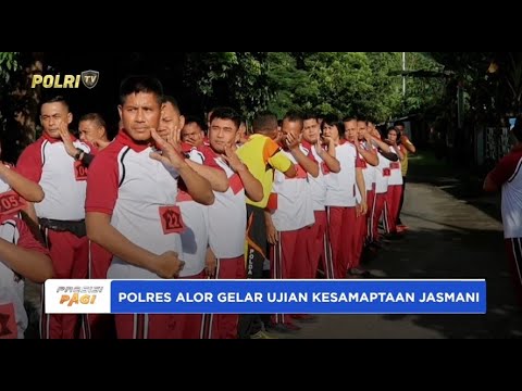 POLRES ALOR GELAR UJIAN KESAMAPTAAN JASMANI