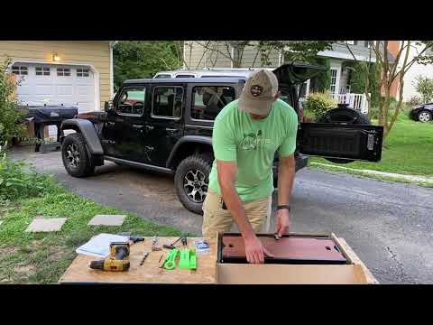 Transform Your Jeep Wrangler with a Front Runner Tailgate Table : Easy Installation Guide