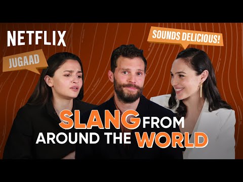 Slang Words with Alia Bhatt, Gal Gadot , and Jamie Dornan | Heart of Stone | Netflix India