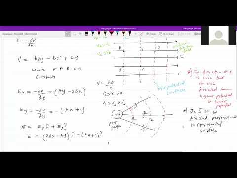 relation between E & V  , part-a