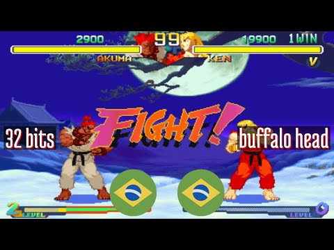 Street Fighter Alpha 2 (FT10) - 32 bits (BR) vs buffalo head (BR) - 2021-08-01