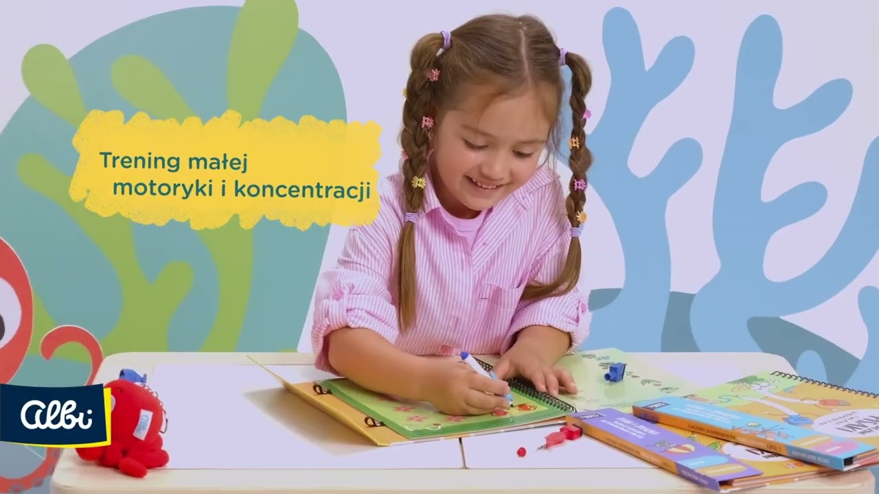 „Roztańczone pisaki” z serii OKIDOKI | Ćwiczenia grafomotoryczne