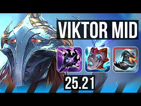 VIKTOR vs AKALI (MID) | Dominating | EUW Master | 25.21
