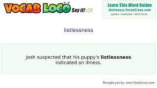 Video thumbnail for listlessness