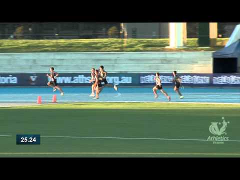 2012 Vic Open Decathlon. 400m Heat 2