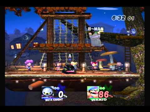Ally(metaknight) vs Bman(wario)