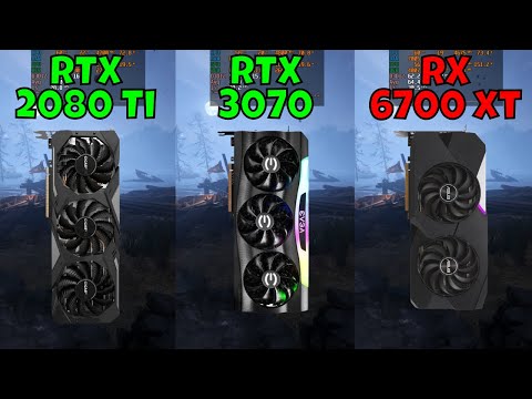 RTX 2080 Ti vs RTX 3070 vs RX 6700 XT (Benchmark in 10 Games at 1080p) 2024