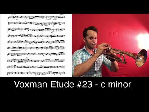 Voxman Trumpet Etude #23 - c minor