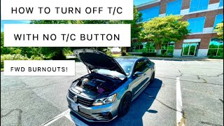 How to turn off Traction Control with NO T/C Button