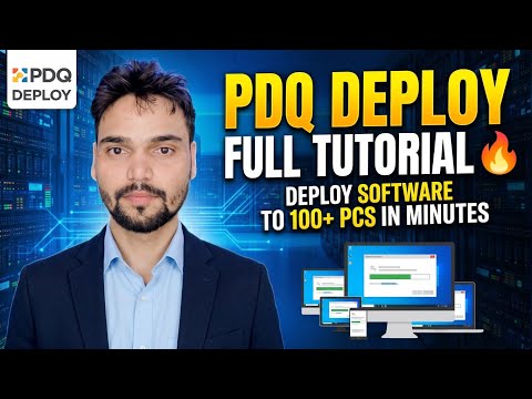 Complete PDQ Deploy Tutorial 🔥 Deploy Software to 100+ PCs in Minutes