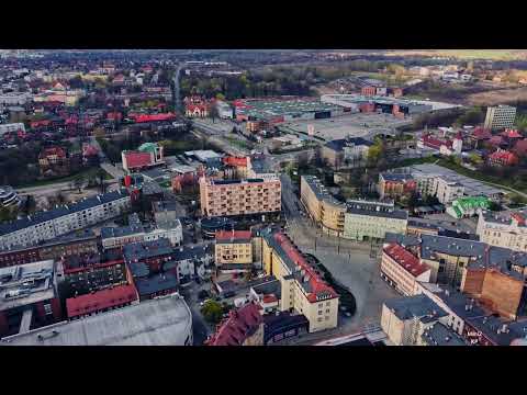 Zabrze z drona - widok okolicy z nad ulicy Goethego