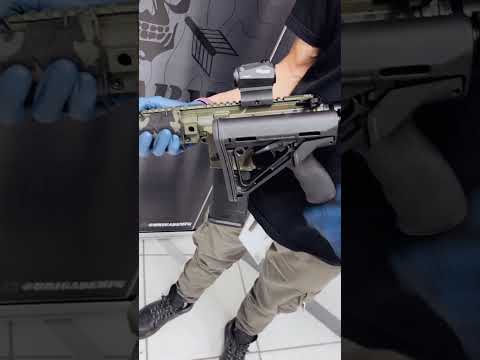 Brigade BM15 suppressed with folding adapter.