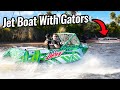 Jet Boating In Gator Infested Water