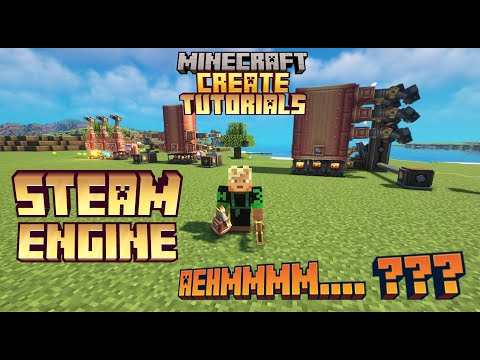 Die Dampfmaschine Tutorial - Steam Engine - Createmod Tutorials[modded Minecraft für Anfänger] Ep008