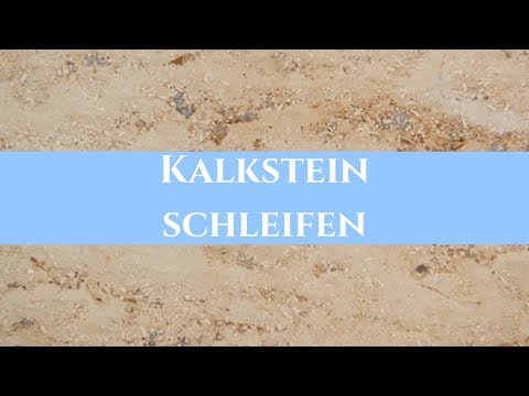 Kalkstein Waschtisch schleifen und polieren   Stein Doktor Hamburg