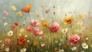 Vintage Floral Free Tv Art Wallpaper Screensaver Home Decor Samsung Oil Painting Digital Wildflower