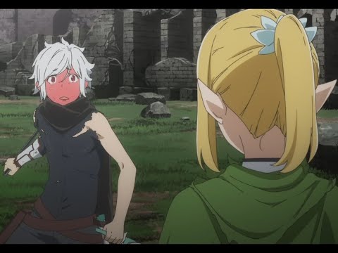 Ryu confesses her love to Bell - Danmachi Season 5