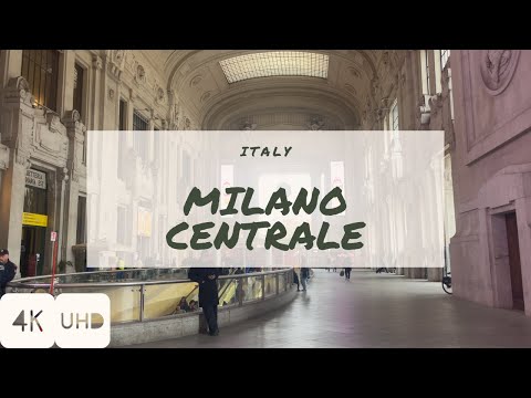 WalkIn MILANO CENTRALE | ITALY | 4K HDR Walking Tour