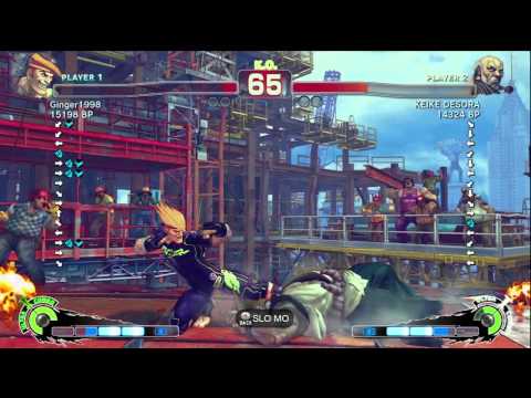 KEIKE DESORA [Gouken] vs Ginger1998 [Adon] SSF4 Japanese Online Ranked Matches - TRUE HIGH-DEF