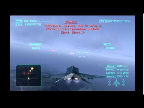 Ace Combat 4 Walkthrough Mission 1 "Sitting Duck"