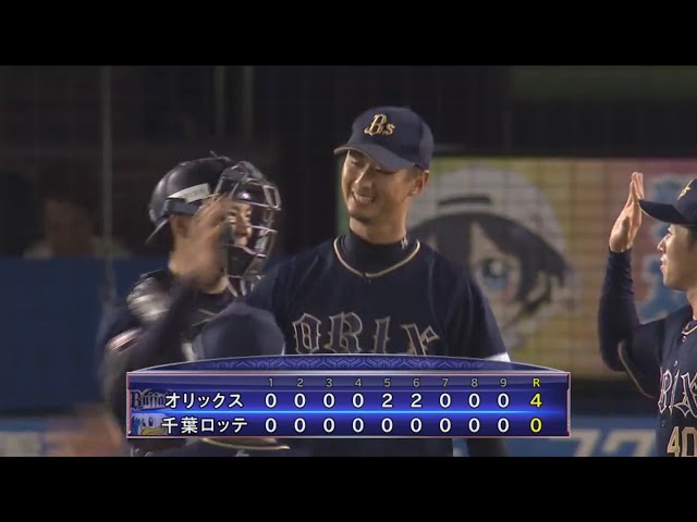 【9回裏 】バファローズ・吉田一がプロ4年目でうれしい初完封!! 2017/9/29 M-Bs