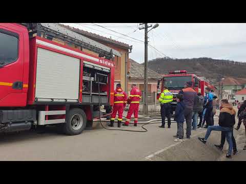 Incendiu la o casă în Săliștea