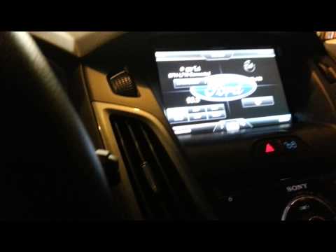 Ford Focus LCD Driver Info Screen Demo