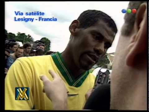 Concentración De Brasil, Rivaldo y Aldair – Videomatch 98