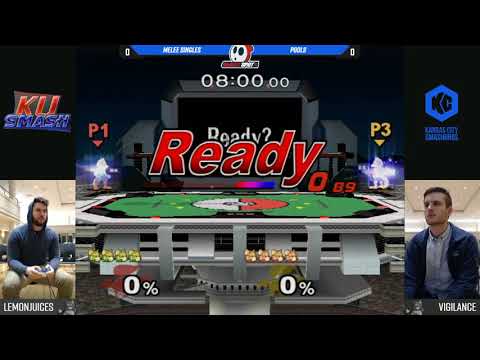 Sweet Spot 4 SSBM - LemonJuices (Fox) Vs. Vigilance (Fox) - Pools
