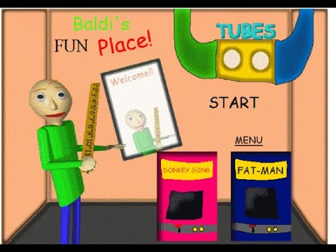 BALDI SI DO SKOLY KUPIL AKRADOVE MASINY!!! Baldis Basics Mod: Baldis FUN Place