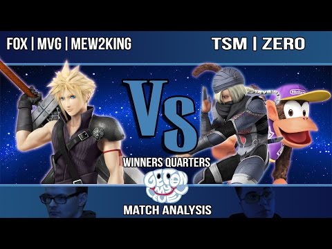 Mew2King vs ZeRo WQs @GOML 2016 - Match Analysis