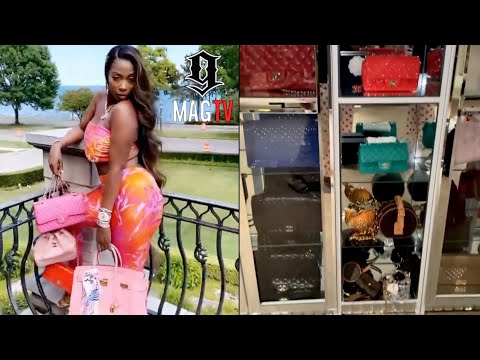 Kashdoll's "Designer Handbag Cabinet" Episode Of IGTV Cribs! 👜