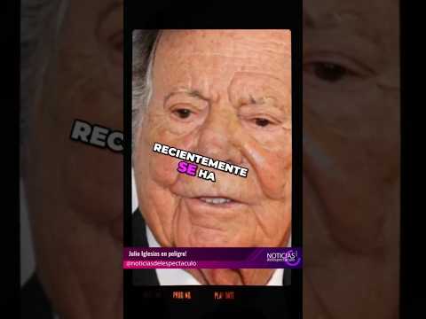 Julio Iglesias in danger! A tumor affects his mobility.