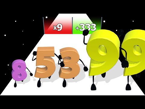 SCALE NUMBER RUNNER = Number Rush + Digit Run 3D (Part 2)