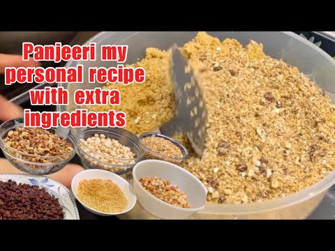 Panjeeri/ panjiri Healthy Energy Boosting Winter Warmer Food For The Whole Family Recipe in Urdu