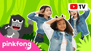 [4K] Jungle Boogie | Dance Along | Kids Rhymes | Let&#39;s Dance Together! | Pinkfong Songs for Kids