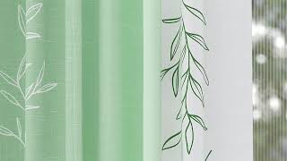 Комплект штор «Финкверис (зеленый)» — видео о товаре