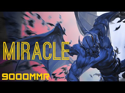 Dota 2 - 9000MMR MIRACLE Night Stalker | Full Game | MID | 25 kill 3  Death 16  Asist