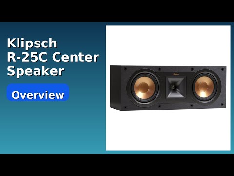 REVIEW (2026): Klipsch R-25C Center Speaker. Features.